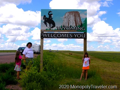 Entering Wyoming for the first time
