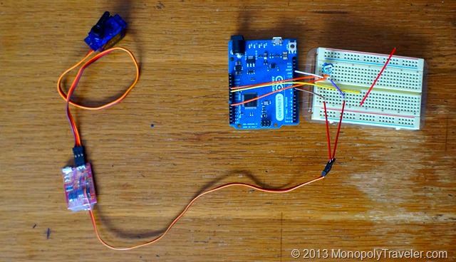 Arduino with Shutterbug and Servo