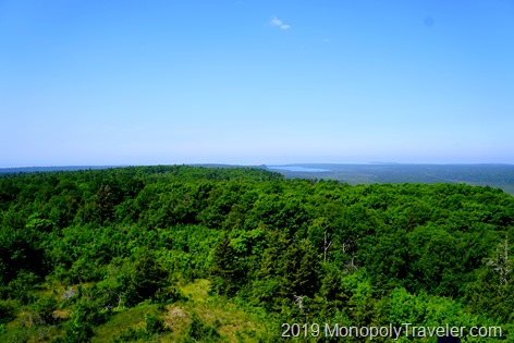 Looking back at Feldtmann Lake from the fire tower