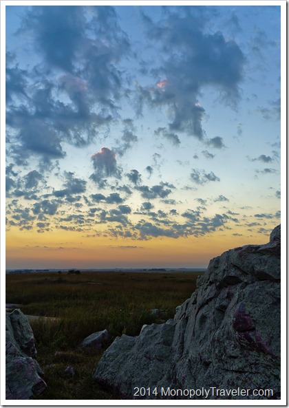 Sunset Over the Blue Mounds