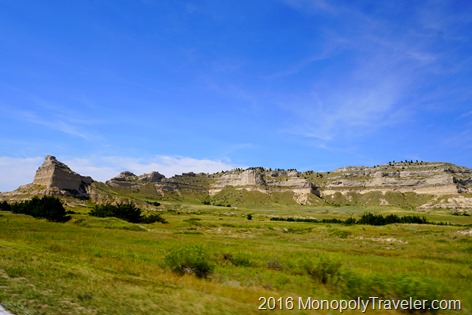The bluffs at Scotts Bluff National Monument