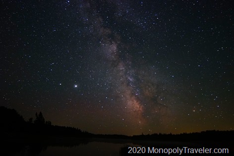 The Milky Way over Hayes Lake