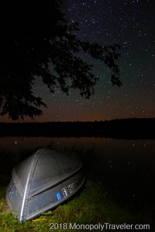 Night sky over Lost Lake