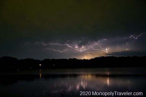 Amazing lightning shows