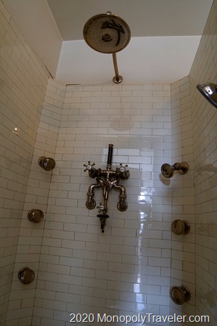 Shower with multiple shower heads