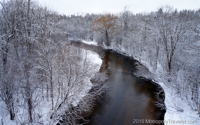 A fresh snowfall brings out the winter wonderland along the Brule River