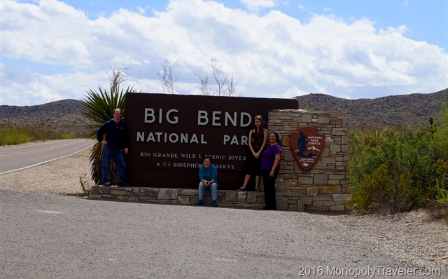 Entering Big Bend National Park