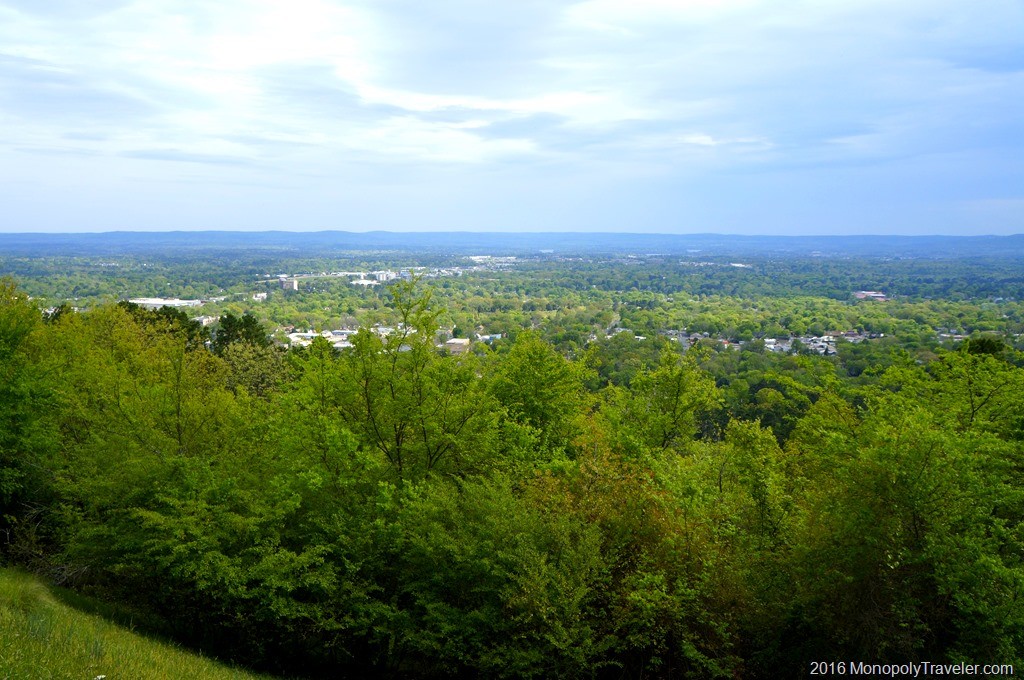 Looking out over Hot Springs