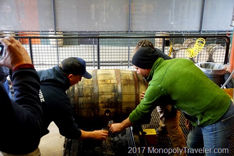Opening a barrel of Bourbon and testing it