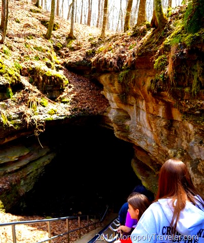 Heading into the Historic Entrance of Mammoth Cave