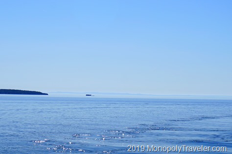 Isle Royale is visible on the horizon