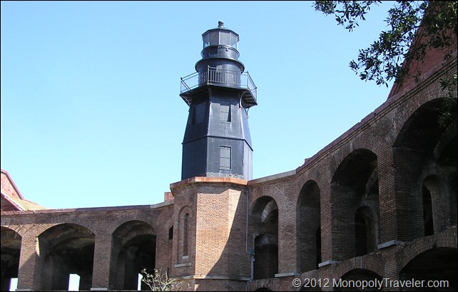 Lighthouse Inside Fort Jefferson