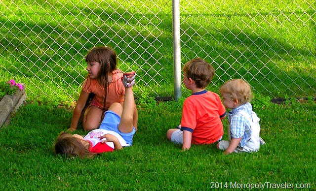 Kids Enjoying a Summer Day