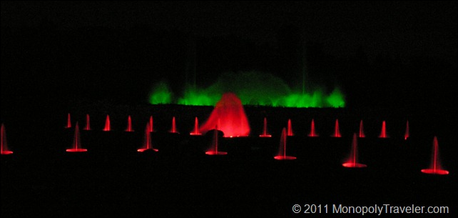 Water and Light Show at Longwood Gardens