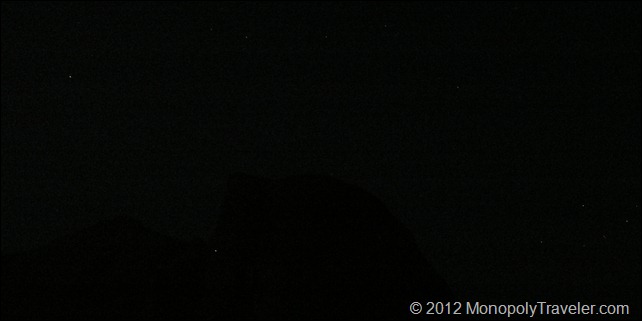 Night Sky Over Half Dome